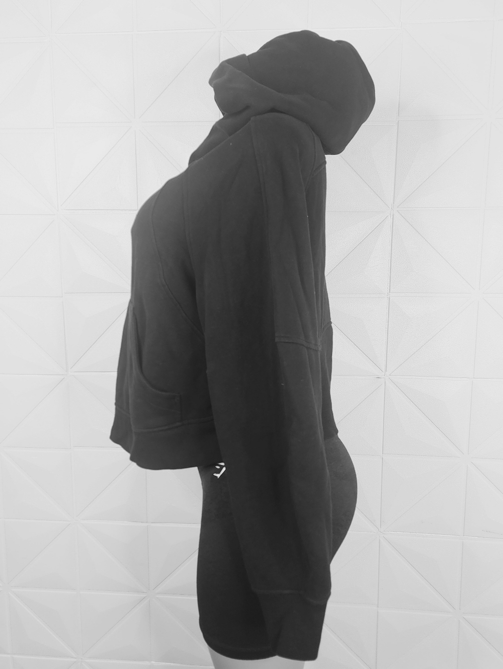 lululemon athletica Black Women's Half-Zip Hooded Sweater - Picture 5 of 6